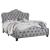 Bella Velvet Tufted Panel Bed, California King Size