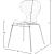 Clarion Polycarbonate Dining Chair with Chrome Metal Frame