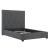 Bowfield Fabric Bed w/Nailhead Trim, Eastern King Size