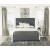 Bowfield Fabric Bed w/Nailhead Trim, Eastern King Size