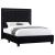 Hailey Velvet Upholstered Tufted Platform Bed, California King Size