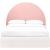 June Velvet Upholstered Arched Headboard, Queen/Full Size