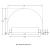 June Velvet Upholstered Arched Headboard, Queen/Full Size