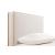 Izzy Fabric Upholstered Headboard, Twin Size
