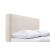 Kosmo Fabric Rectangular Upholstered Headboard, Full/Queen Size