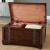 Aspen Skies Wood Storage Trunk