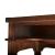 Aspen Skies Wood Console Bar Set | Russet Brown