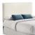 Gigi Fabric Rectangular Upholstered Headboard, Full/Queen Size