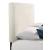 Gigi Fabric Rectangular Upholstered Headboard, Full/Queen Size