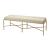 Gold Cane Triple Bench