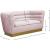Bellini Velvet Loveseat