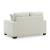 Greenbriar Transitional Loveseat | Ivory Upholstery