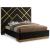 Vector Velvet King Size Bed