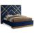 Vector Velvet Queen Size Bed