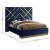 Vector Velvet Queen Size Bed