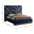 Vector Velvet King Size Bed