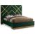Vector Velvet Queen Size Bed