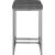 Nicola Velvet Counter Stool with Chrome Steel Base