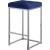 Nicola Velvet Counter Stool with Chrome Steel Base