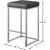 Nicola Faux Leather Counter Stool with Chrome Steel Base