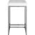 Nicola Faux Leather Counter Stool with Chrome Steel Base