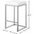 Nicola Faux Leather Counter Stool with Chrome Steel Base