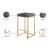 Nicola Velvet Counter Stool with Gold Steel Base