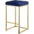 Nicola Velvet Counter Stool with Gold Steel Base