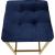 Nicola Velvet Counter Stool with Gold Steel Base