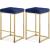 Nicola Velvet Counter Stool with Gold Steel Base