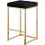 Nicola Velvet Counter Stool with Gold Steel Base
