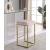 Nicola Velvet Counter Stool with Gold Steel Base