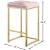Nicola Velvet Counter Stool with Gold Steel Base