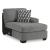 Birkdale Court Fabric Right 3-Piece Sectional w/Chaise