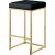 Nicola Faux Leather Counter Stool with Gold Steel Base