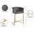 Donatella Velvet Counter Stool with Gold Steel Base