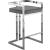 Ezra Velvet Counter Stool with Chrome Steel Base