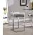 Ezra Velvet Counter Stool with Chrome Steel Base