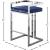 Ezra Velvet Counter Stool with Chrome Steel Base