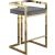 Ezra Velvet Counter Stool with Gold Steel Base