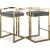 Ezra Velvet Counter Stool with Gold Steel Base