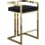 Ezra Velvet Counter Stool with Gold Steel Base