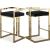 Ezra Velvet Counter Stool with Gold Steel Base