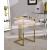 Ezra Velvet Counter Stool with Gold Steel Base