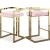 Ezra Velvet Counter Stool with Gold Steel Base