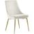 Karina Velvet Dining Chair with Polished Gold Metal Frame