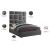 Milan Faux Leather King Size Bed