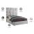 Milan Faux Leather King Size Bed