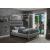 Encore Faux Leather King Size Canopy Bed