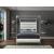 Encore Faux Leather King Size Canopy Bed